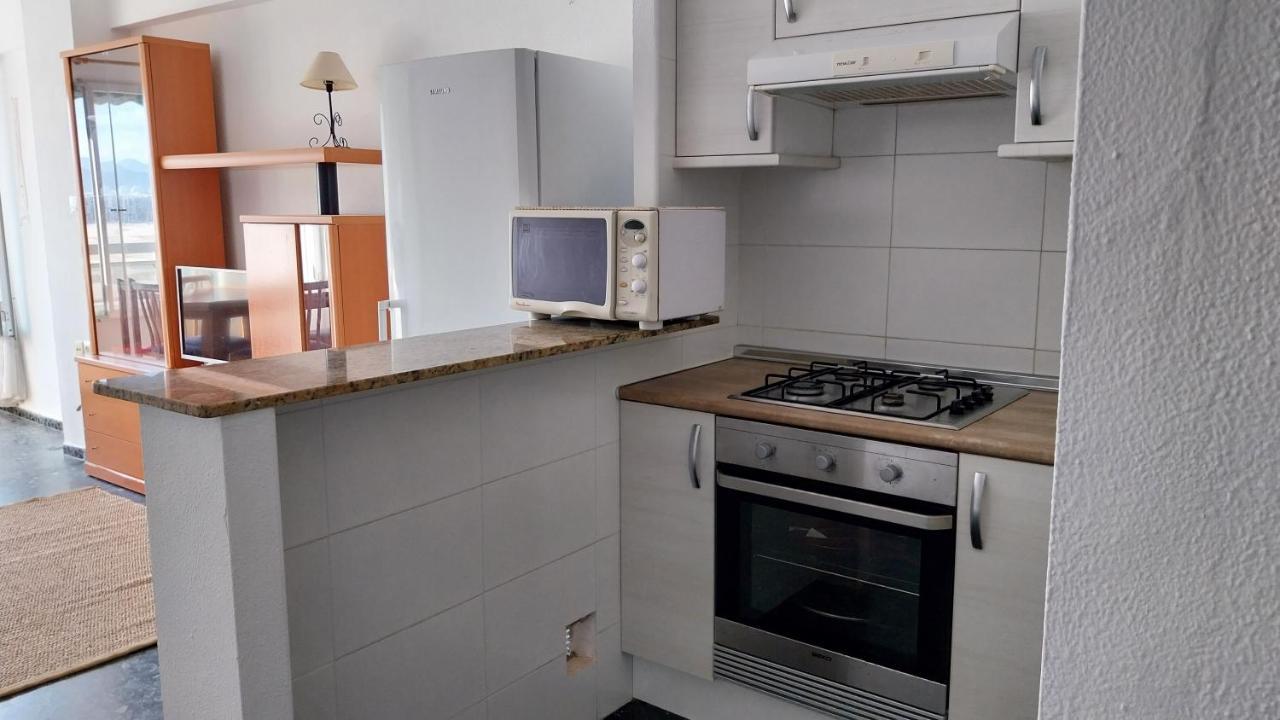 Apartamento Pequeno Frente Al Mar Con Piscina Cullera Esterno foto